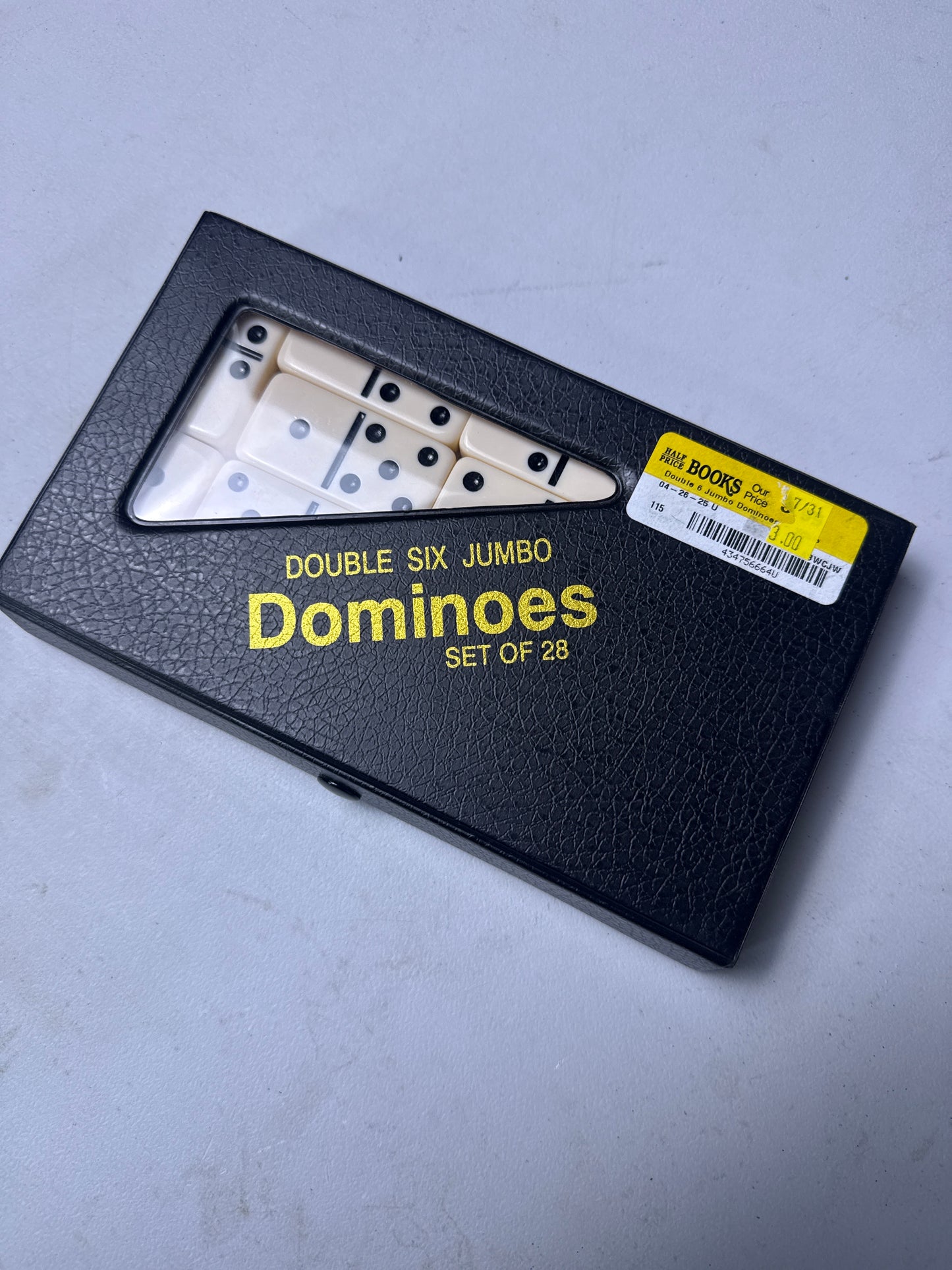 Double Six Jumbo Dominoes