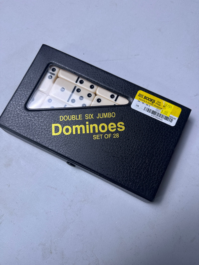 Double Six Jumbo Dominoes